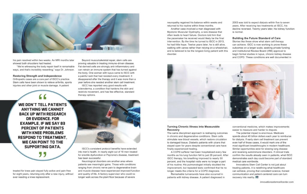 Top Stem Cell Clinic in the USA – Innovations Stem Cell Center 3 innovations stem cell top clinic page 3