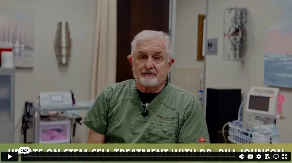 Dr. Bill Johnson explaining how stem cell therapy will change the way we treat patients for medical conditions.