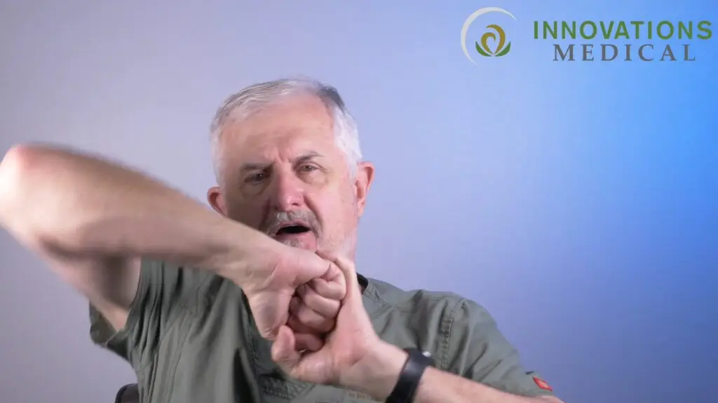 dr bill johnson explains how stem cell treatment is done to repair rotator cuff injuries.