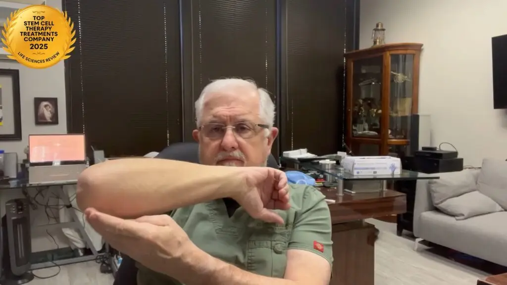 Stem Cell Treatment for Elbow Pain Testimonial, Dr. Bill Johnson, Innovations Stem Cell Center Dallas, Texas